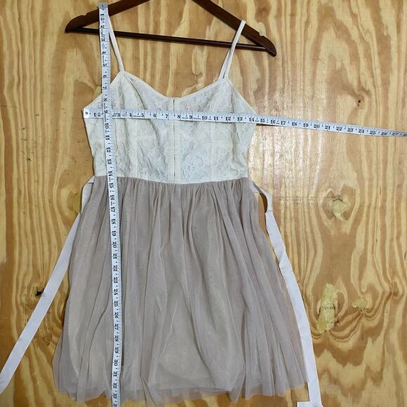 American Eagle Outfitters Dress Womens Size 6 Sleeveless Fit & Flare tulle Mini - Picture 8 of 12